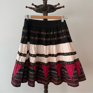 🤠 Vintage Aha! Southwestern Western Square Dance Circle Skirt Small